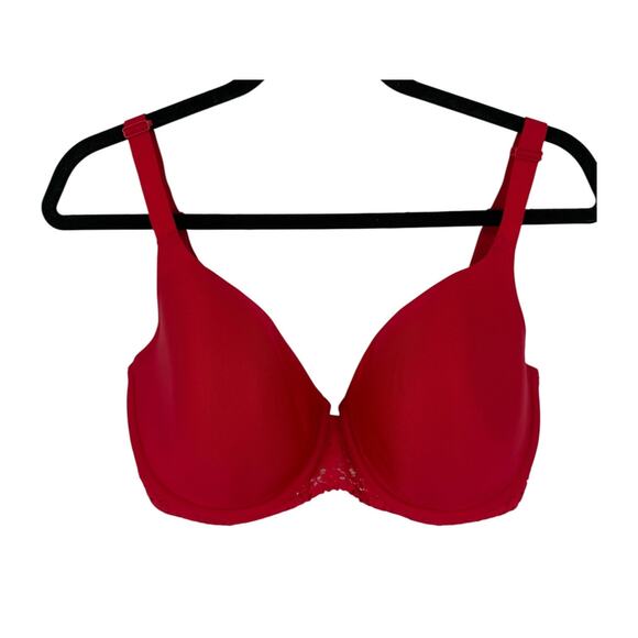 Chantelle 13FN0 Norah Sweetheart T-shirt bra red size 34H - Picture 1 of 4